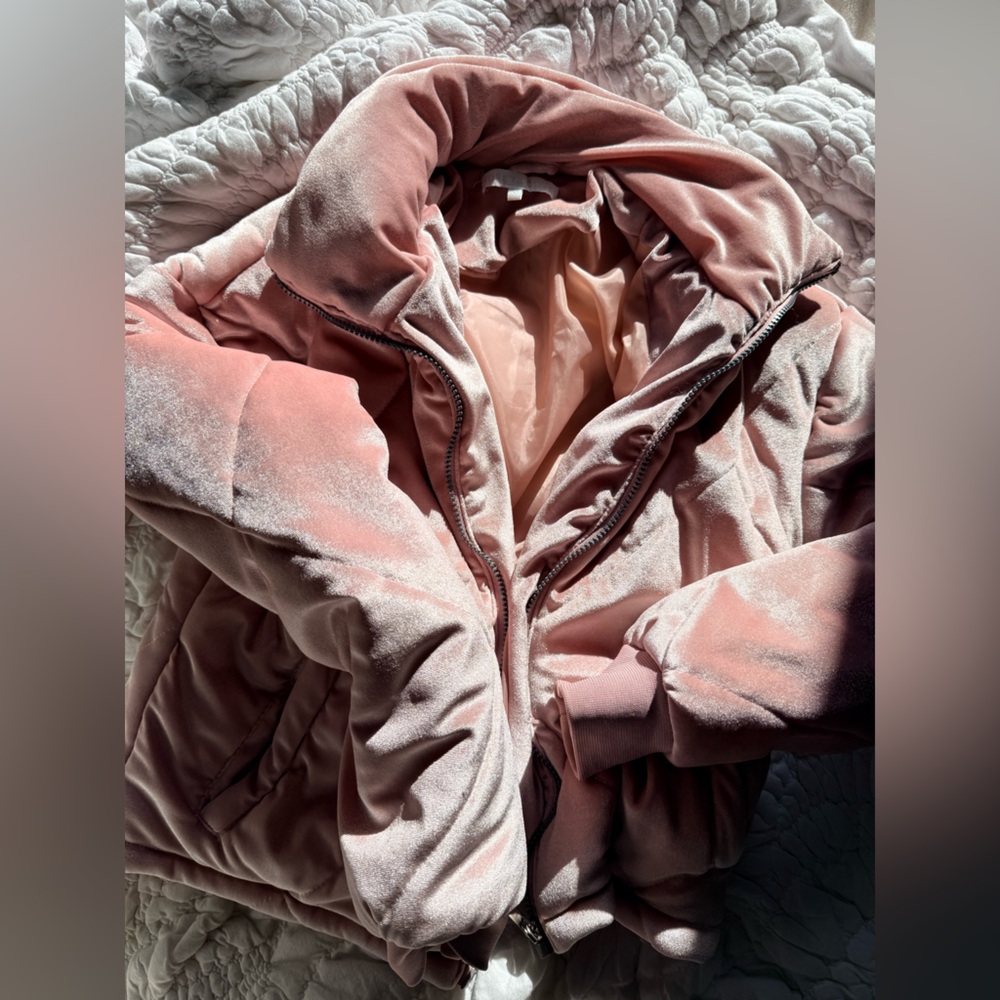 Pink velvet jacket - Picture 2 of 5